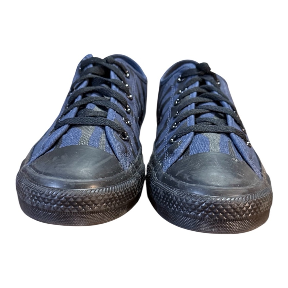 Converse Low Top Navy Blue/Black Tiger Stripe Women’s Size 9.5 Men’s Size 7.5 - Picture 4 of 8